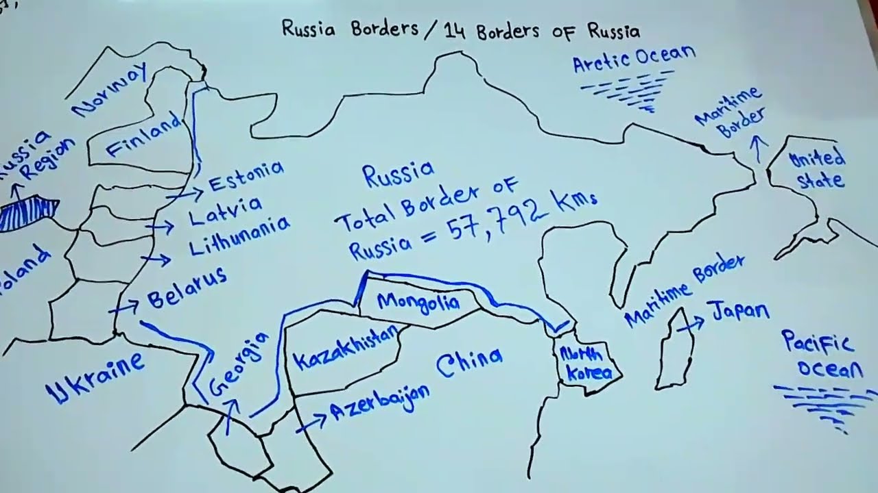 How many Countries does Russia border | Russia Boundaries | Russia Borders || 5min Knowledge