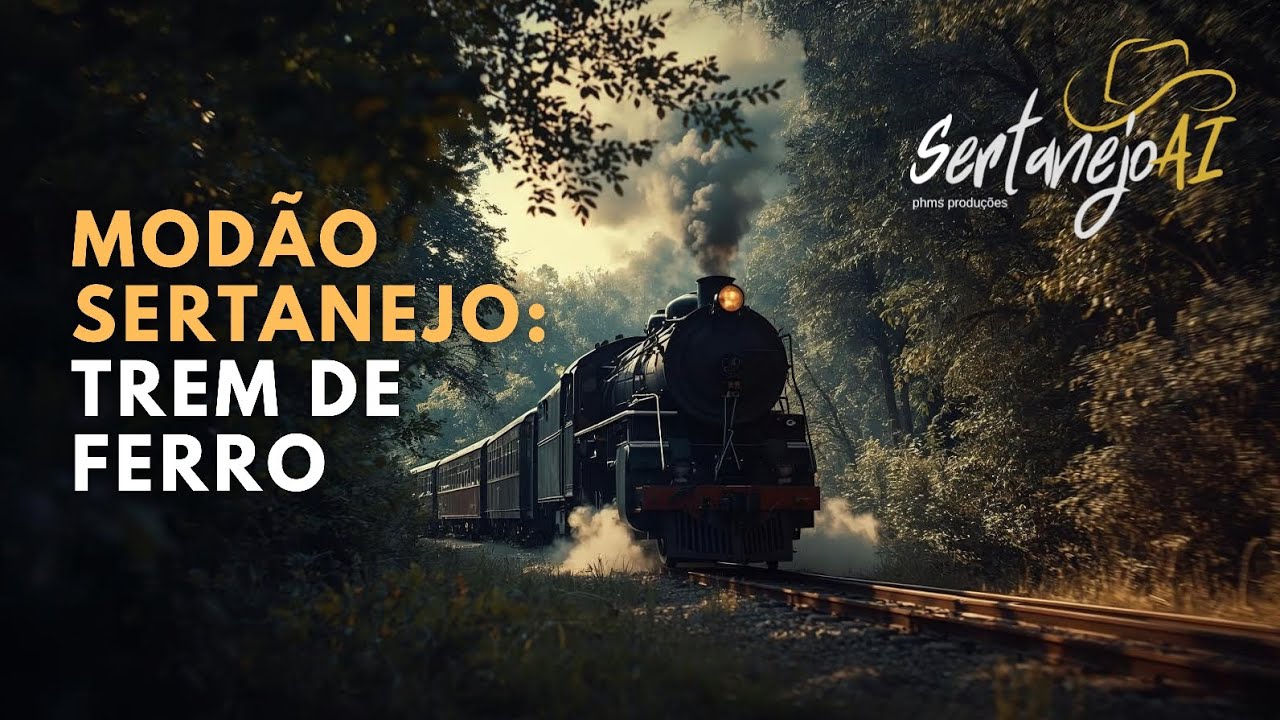 Modão Sertanejo - Trem de ferro | Modão Sertanejo 2025, Sertanejo Raiz, Viola Caipira 