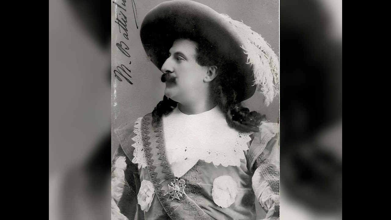 TREMENDOUS SINGING!!! Mattia Battistini 1856 - 1928 sings as Manrico from Donizetti's Maria di rohan