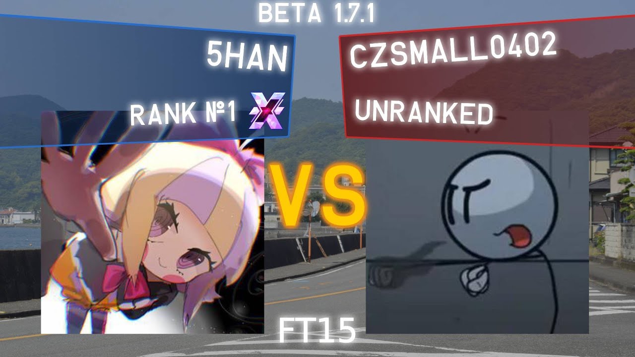 5han (Rank #1) vs. czsmall0402 (Unranked) - TETR.IO High Level Replays
