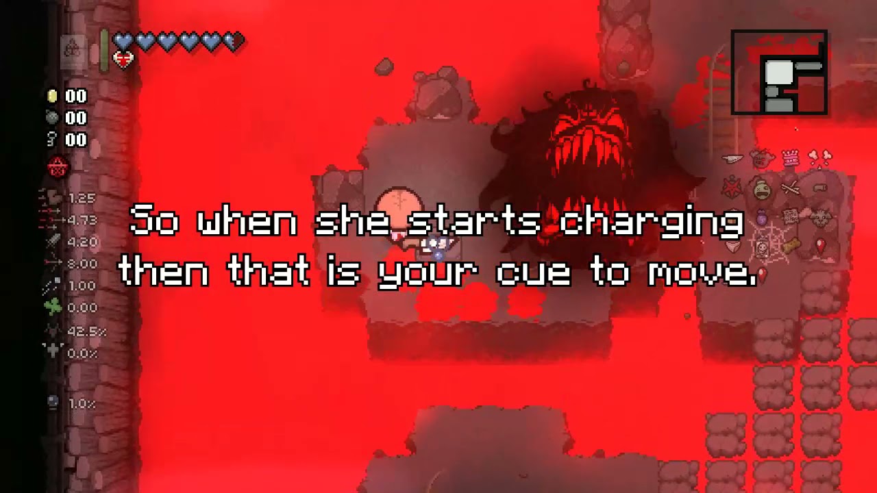 Binding Of Isaac Repentance - How To Avoid Mother's Shadow