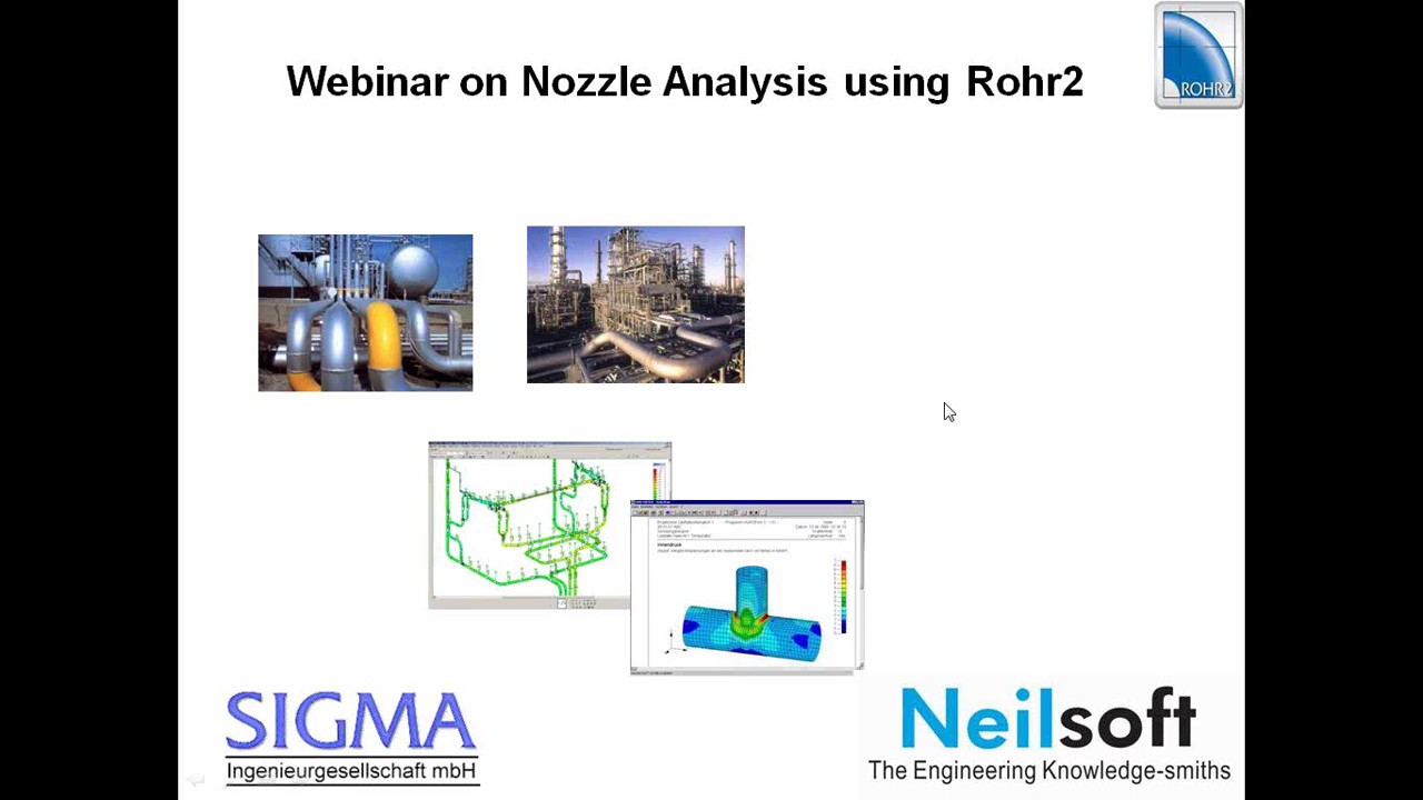 Webinar on - ‘Accurate Nozzle analysis with ROHR2’