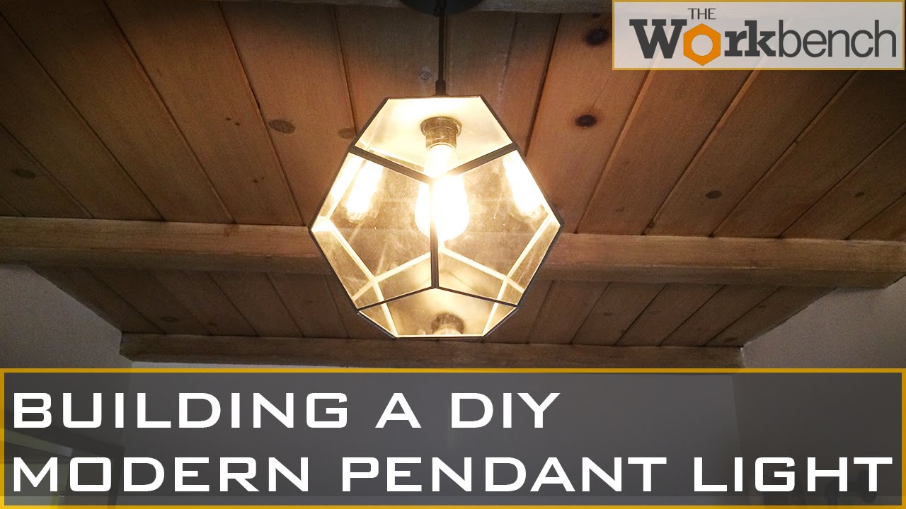 DIY MODERN PENDANT LIGHT