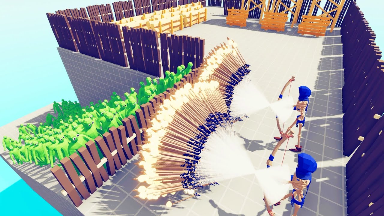 Zombie 100 Units vs God Units - Totally Accurate Battle Simulator TABS