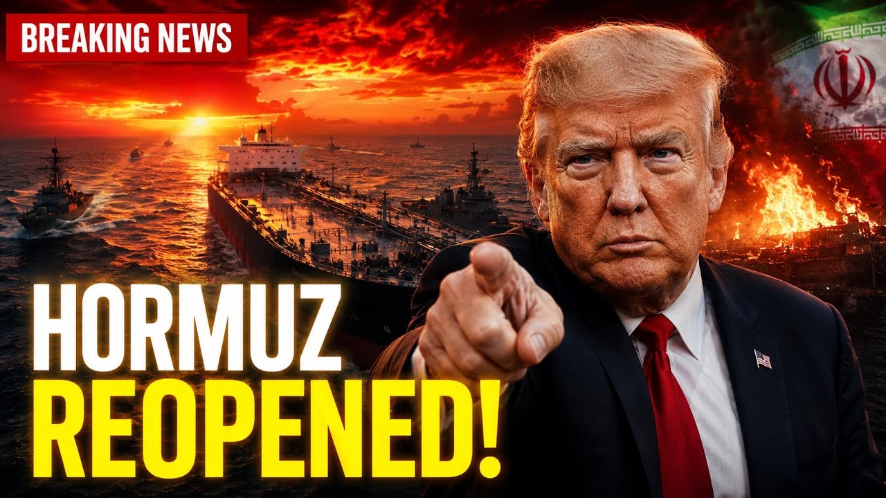 DEVELOPING: Trump orders end to US blockade, reopens Strait of Hormuz amid deal with Iran.