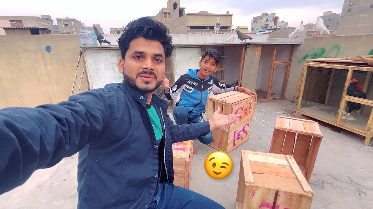 How To Make Pigeon Cage || Kabutar Ke Ghar Ka Kam Shuru 🥰