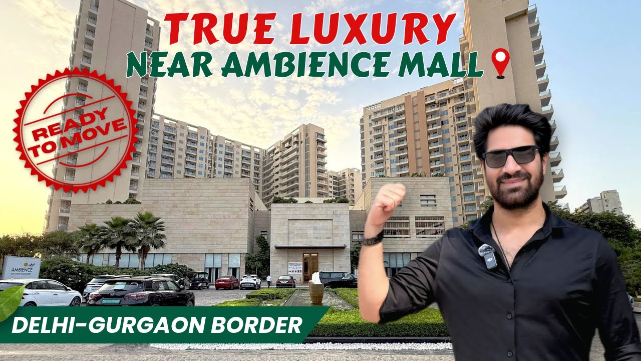 Ready To Move Luxury Residential Project by Ambience |Delhi Gurgaon Border| Gurgaon Real Estate #4k 