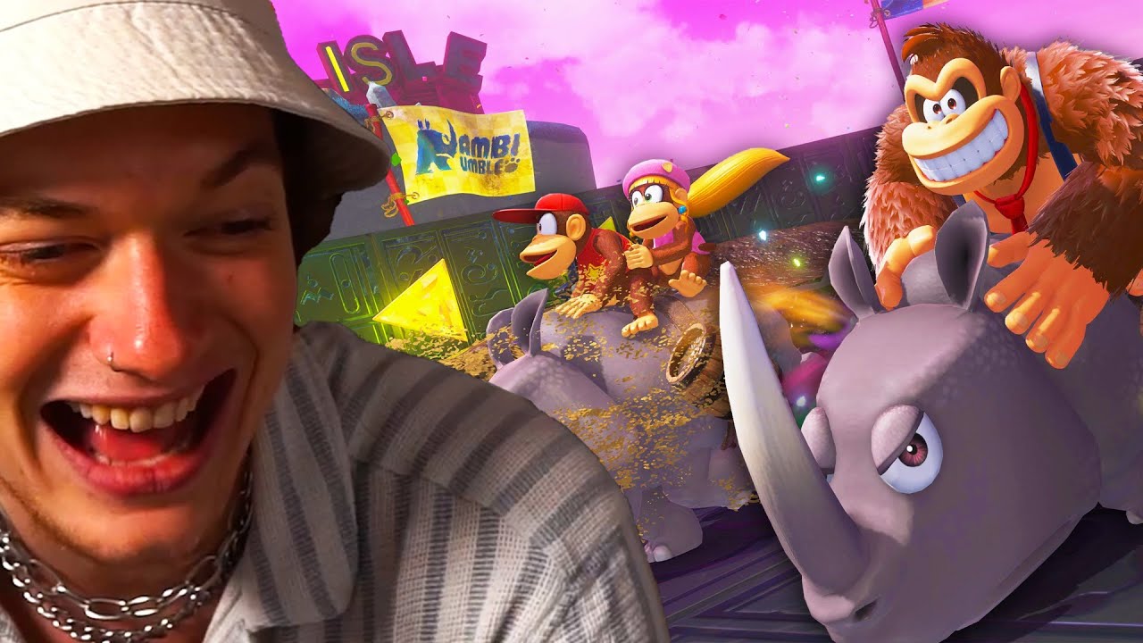 Das RAMBI-RUMBLE WETTRENNEN in Donkey Kong Bananza!