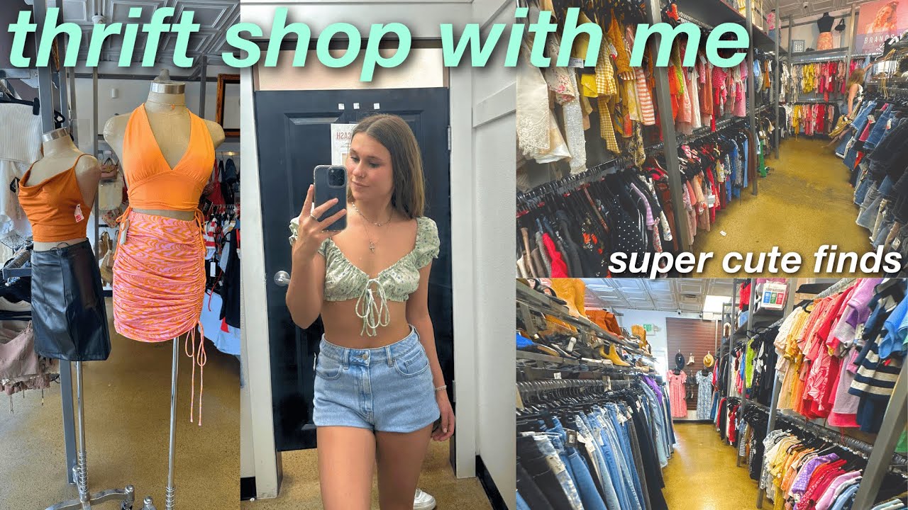 THRIFT WITH ME | try on thrift haul