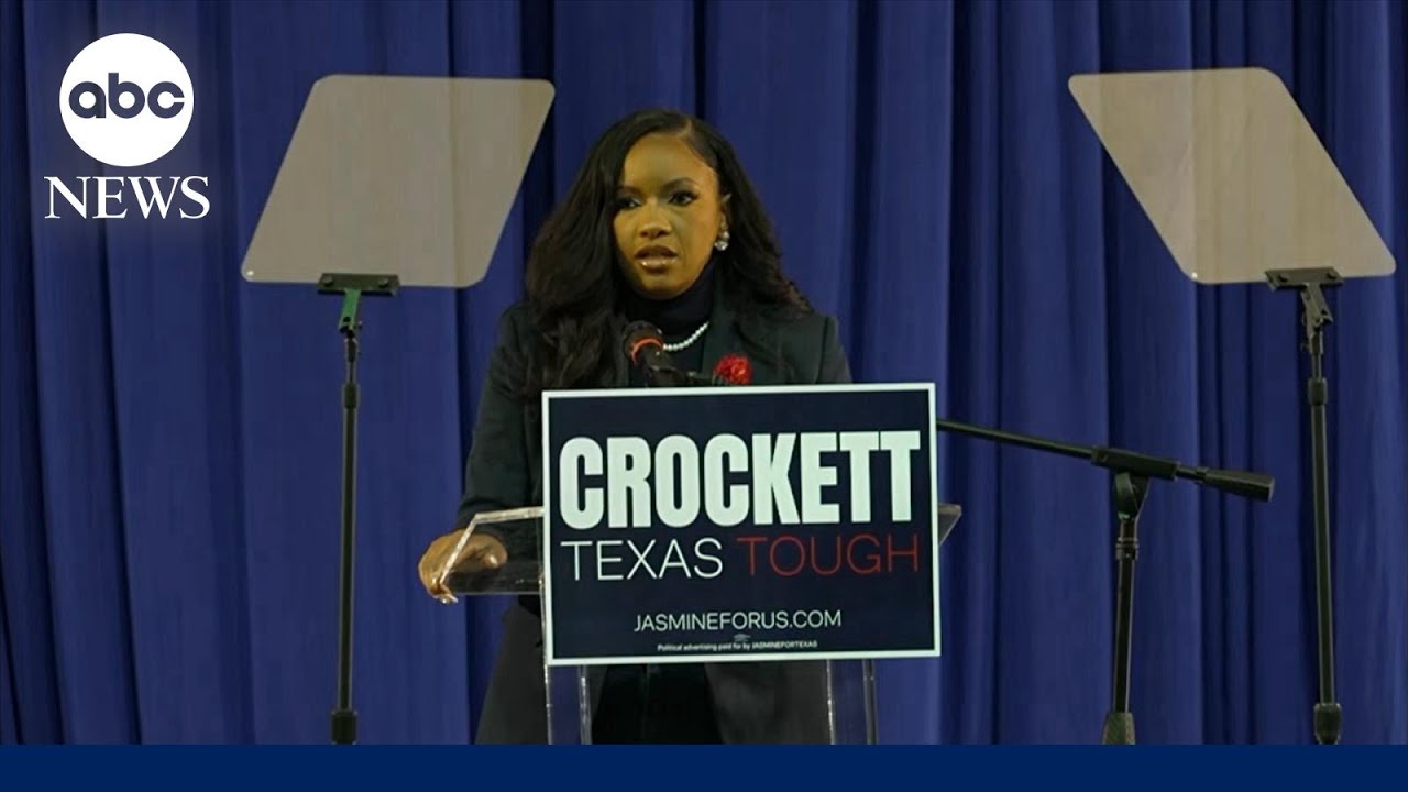 Rep. Jasmine Crockett launches Senate run in Texas