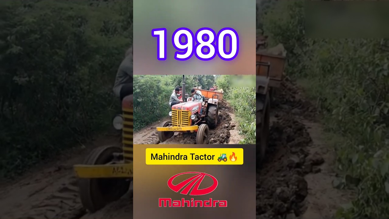 Mahindra Tractor Evolution 1967 to 2025 🚜 From Field Power to Future Farming! #Shorts*
