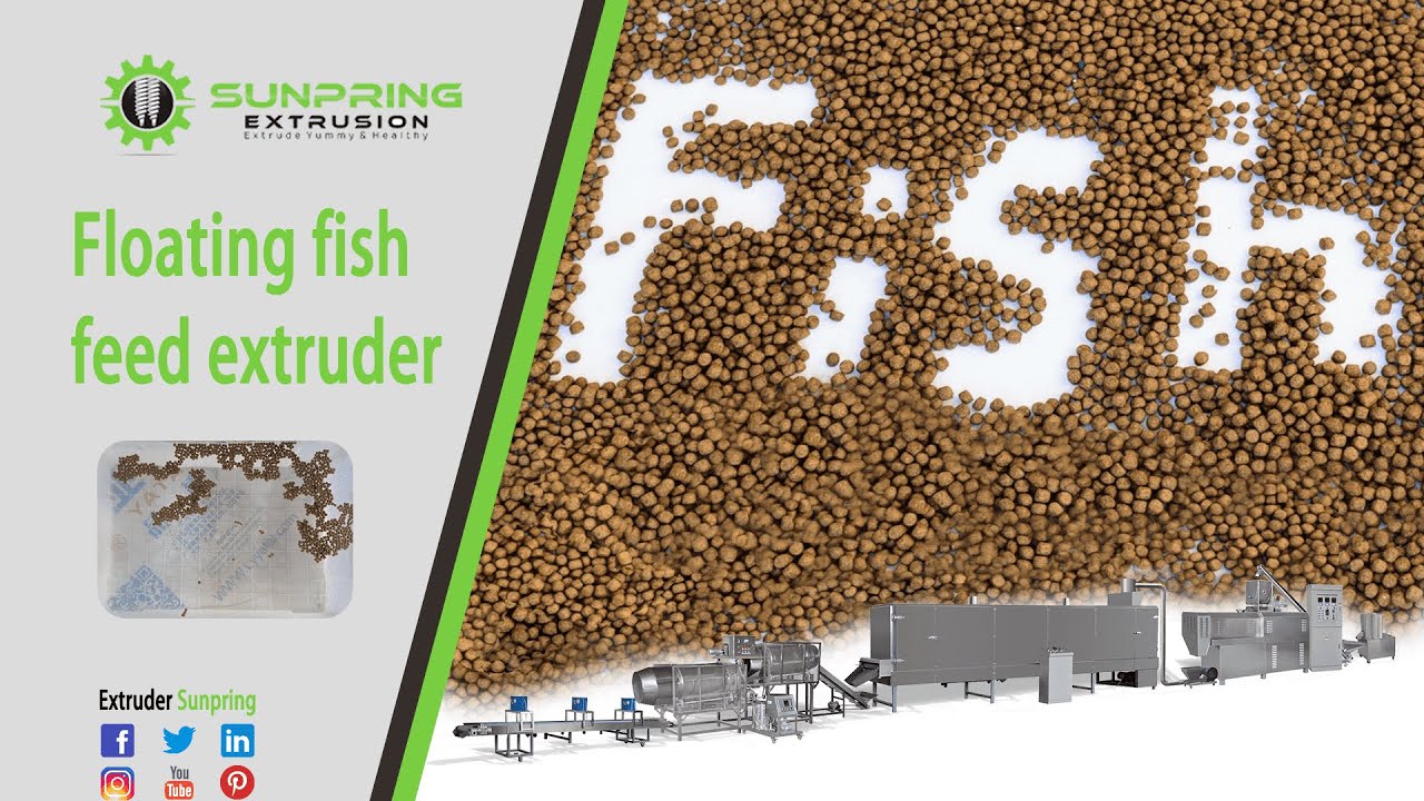 Floating fish feed extruder/Fish feed extruder