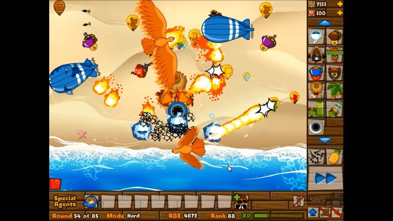 BTD5 Strategy Collection #12 : Dragon's Breath & Summon Phoenix (Dune Sea Hard NAPSFRILLS)
