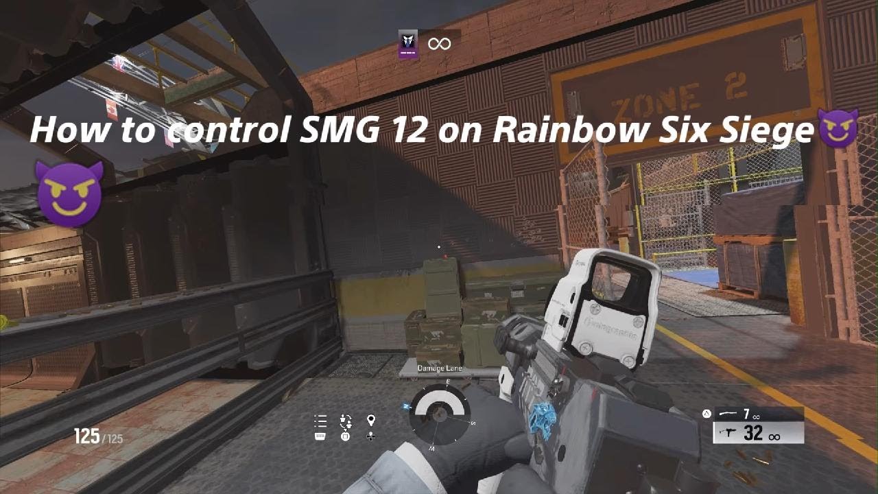 How to control SMG 12 on Rainbow Six Siege