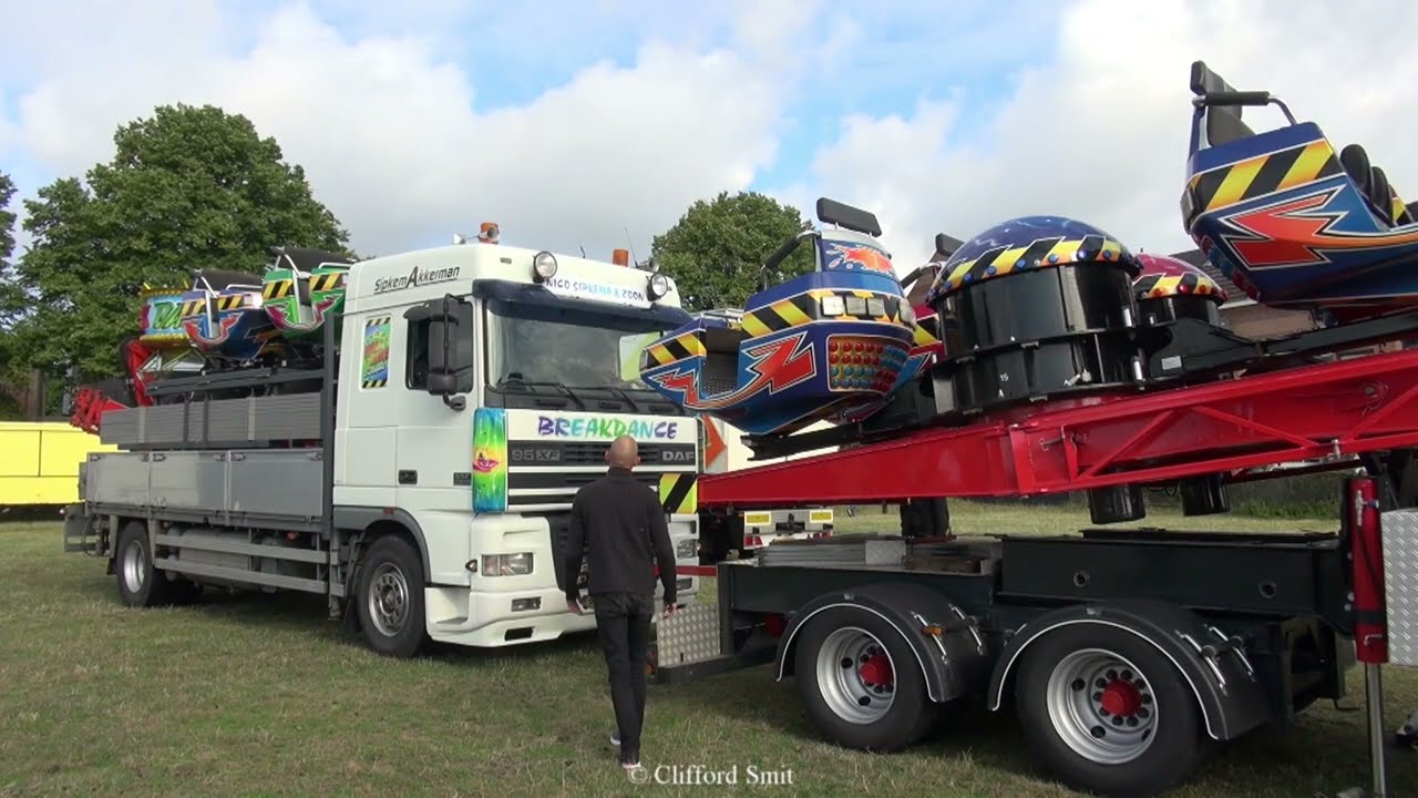 Kermis Santpoort 2023 Transport en opbouw Deel 1