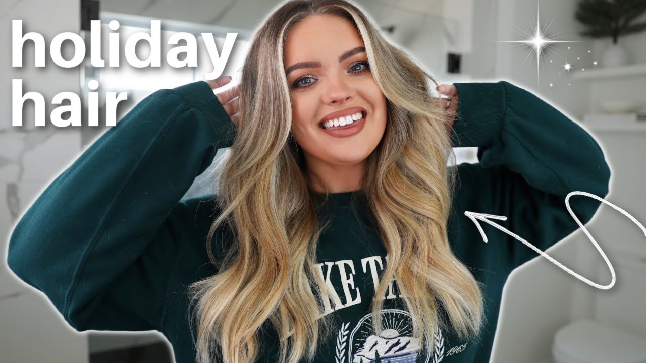 HOW TO QUICK & EASY HOLIDAY HAIR - T3 AireBrush Duo Blow Dry Brush | Brianna Fox