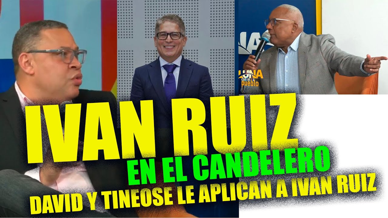 Ivan Ruiz otra vez en el ojo pùblico, Roberrto Tineo y David Lantigua exponen sus nuevas diabluras