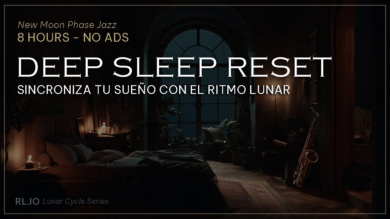 Jazz para Dormir Profundamente 🌑 Especial Luna Nueva: Reinicio Mental y Relajación