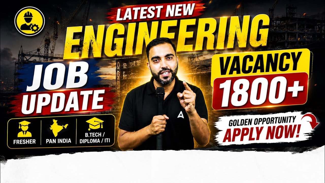 Latest Engineering Jobs 2026 | 1800+ Vacancy | B.Tech, Diploma, ITI & Fresher 🔥