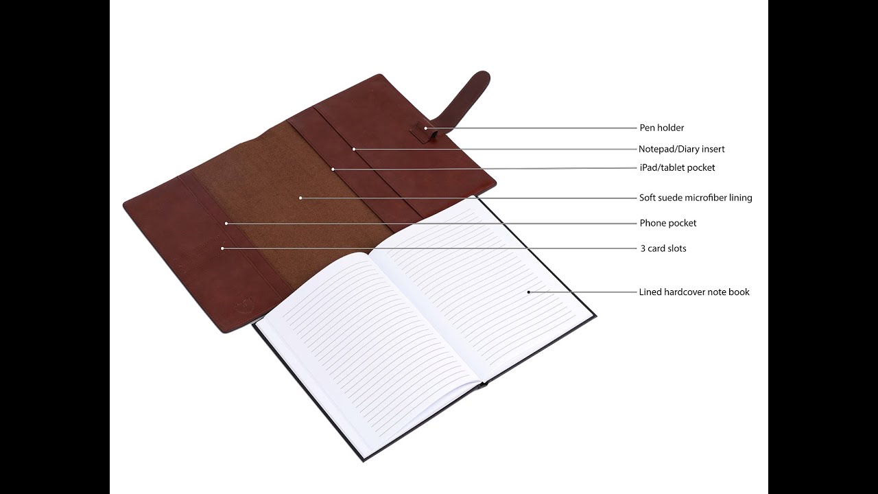 Brown Leather Journal Notebook | The Best Leather Jorunal Cover in 2021 | Illicium London | Illicium