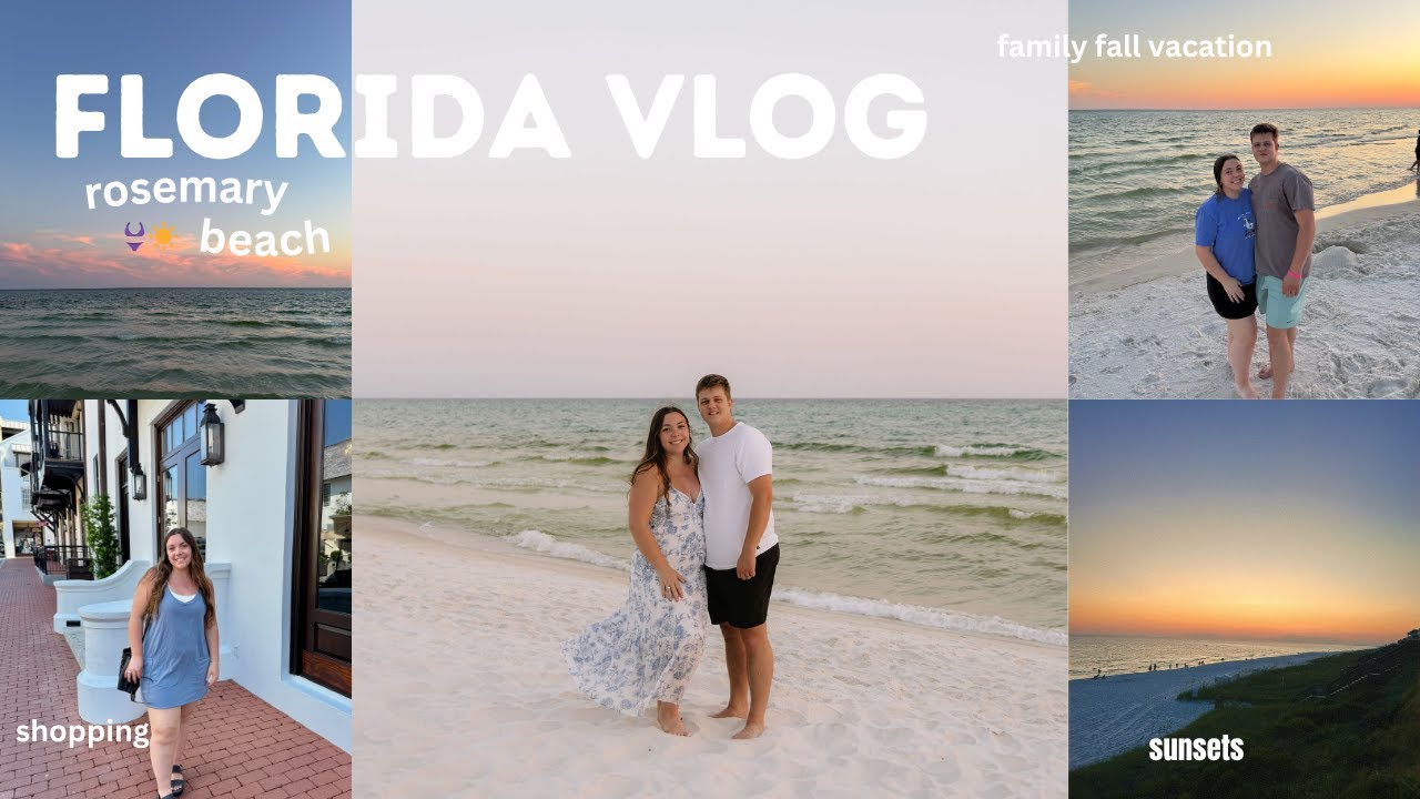 🌴 A Cozy Trip to Rosemary Beach, FL | Family Time, Slow Mornings & Beach Days 🌊✨