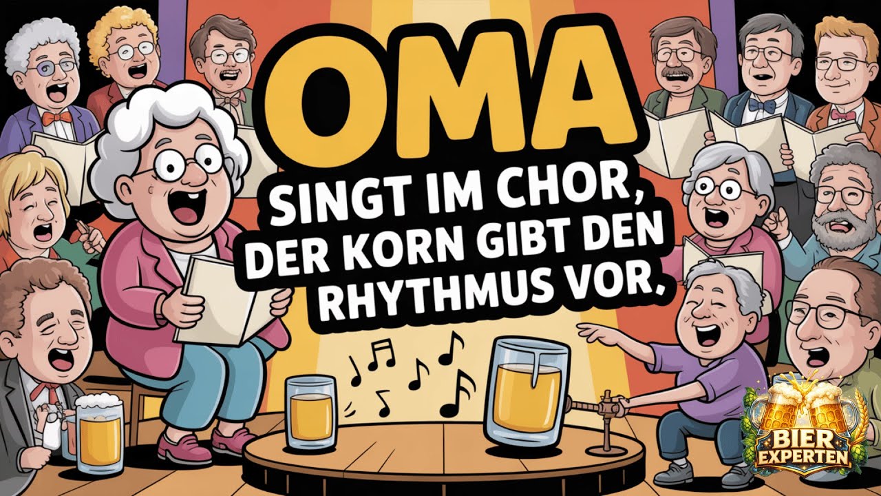 Oma singt im Chor der Korn gibt den Rhythmus vor - Deutscher Schlager 🍻🎤