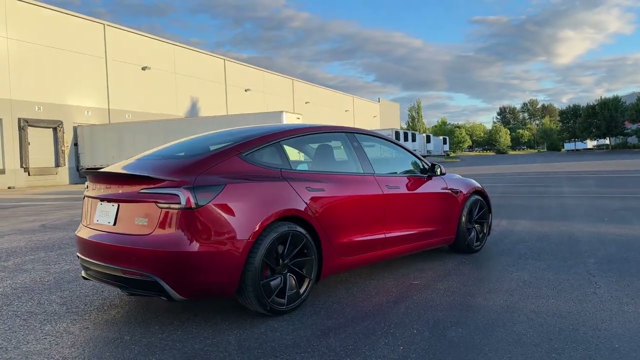 5/14mm &ldquo;Moderate Flush&rdquo; Spacer Kit on 2024 Model 3 Performance (Highland)