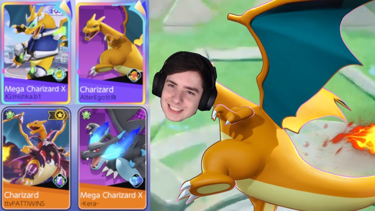 4 ЧАРИЗАРДА в одной игре?! | Pokemon Unite