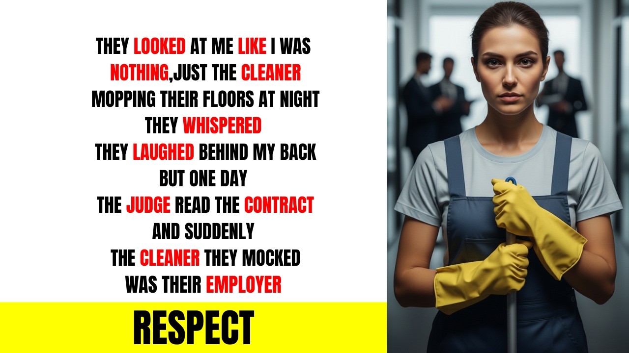 They Called Me “Just a Cleaner” — Until the Court Proved Otherwise