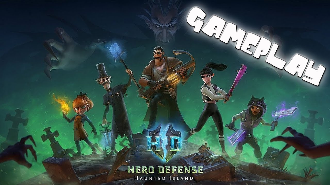Hero Defense - PC Gameplay Haunted Island (HD)