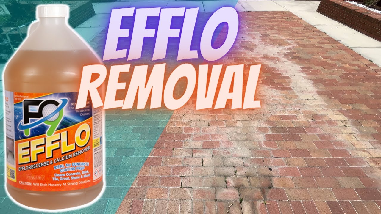 Using F9 To Remove Efflorescence￼ and Rust