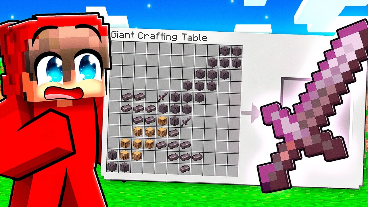 Minecraft, But There’s GIANT SWORD Crafts…