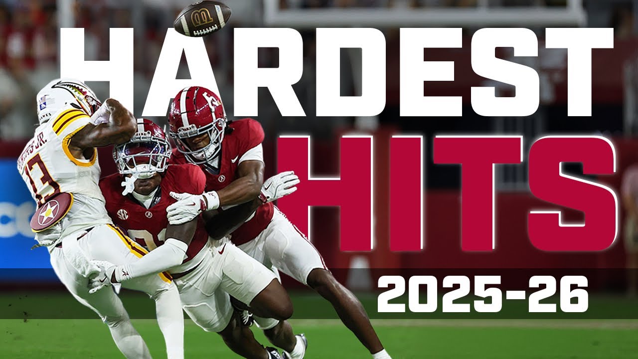 Alabama's Hardest Hits | 2025 CFB Season 🐘