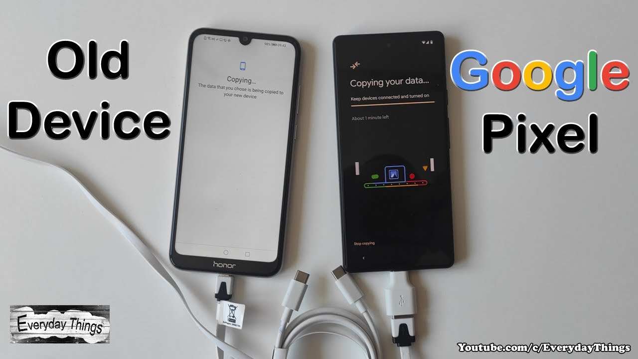 Простейшее руководство по переносу данных со старого телефона Android на Google Pixel