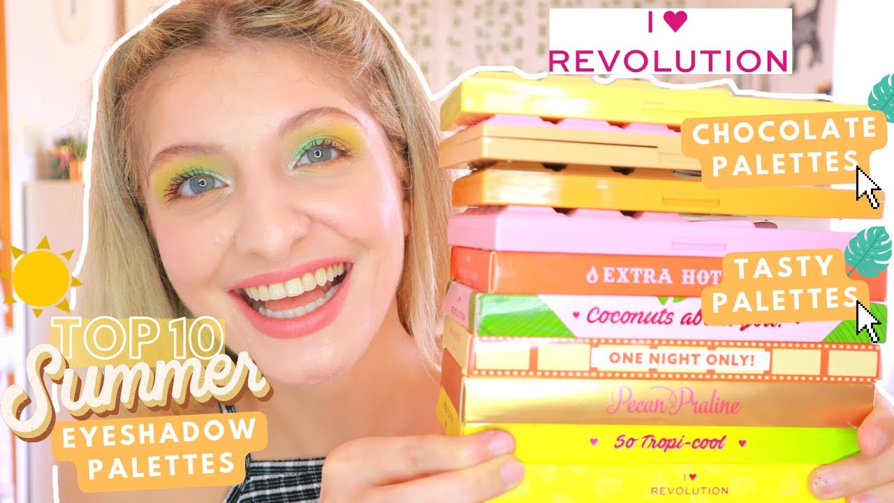 TOP 10 I HEART REVOLUTION SUMMER EYESHADOW PALETTES | KezziesCorner