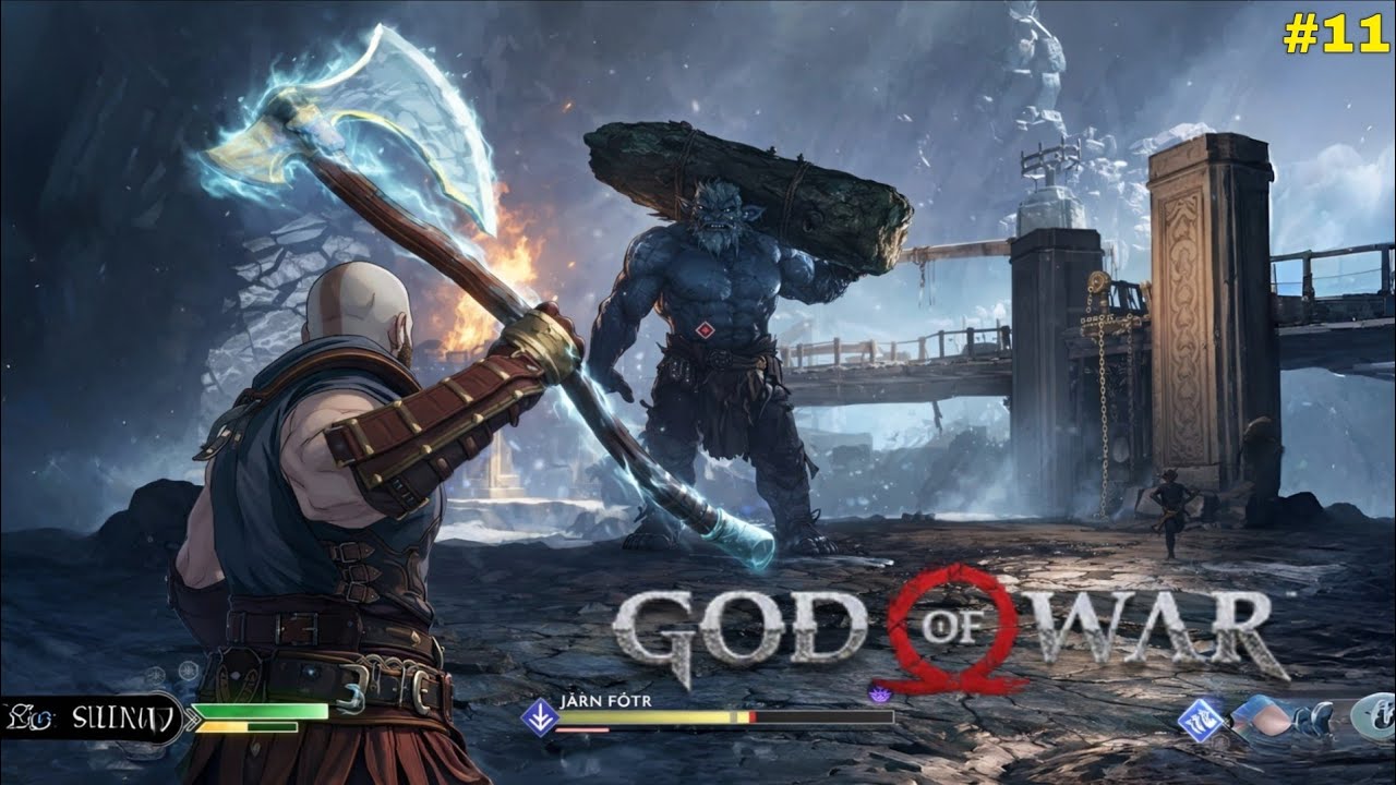 Kratos vs Cave Beast ⚔️🔥 | God of War #hiflutegamerz #godofwar #hype #trending 