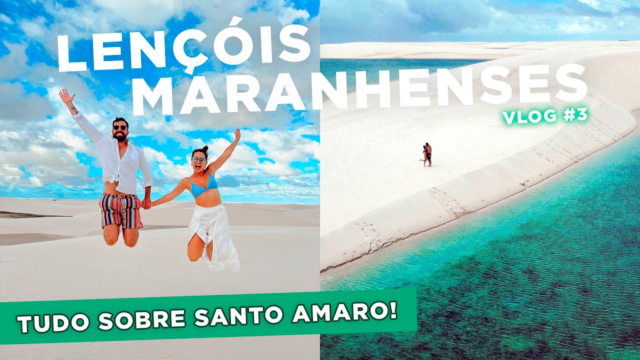 SANTO AMARO, LENÇÓIS MARANHENSES - as lagoas mais lindas! | VLOG #3
