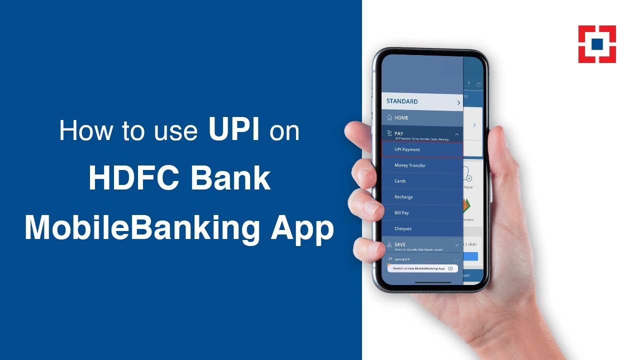 How to use UPI on HDFC Bank MobileBanking App