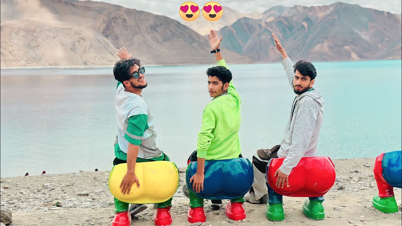 Finally Pangong lake pohnchgye😍😍 maza agaya