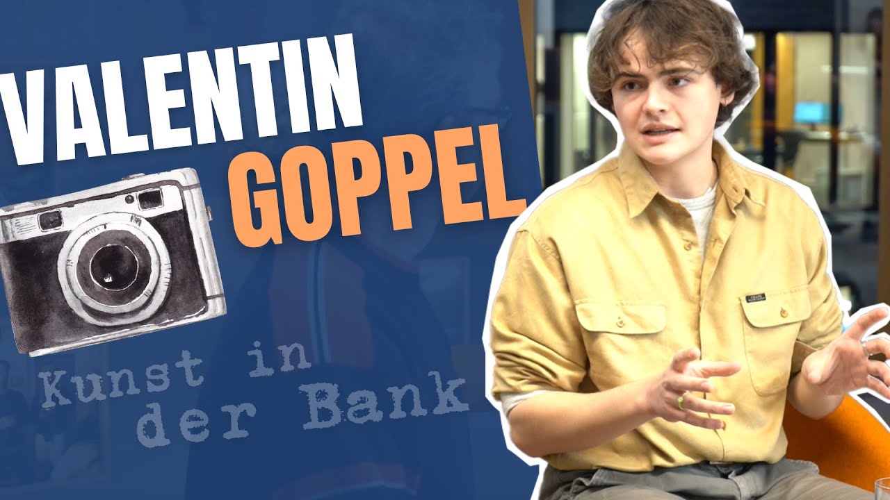 Künstlergespräch Valentin Goppel - Kunst in der Bank🎨