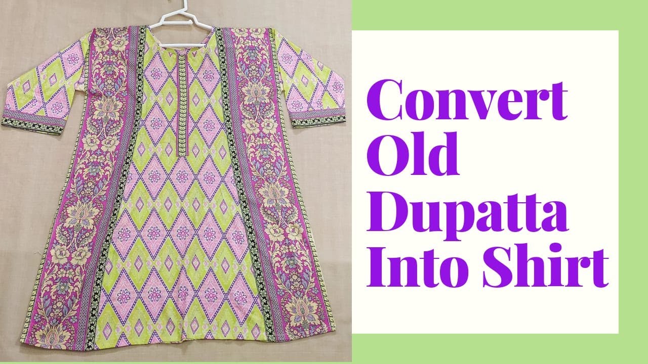 Convert Old Dupatta Into Kurti / Reuse Old Dupatta | @parsastitchinghouse