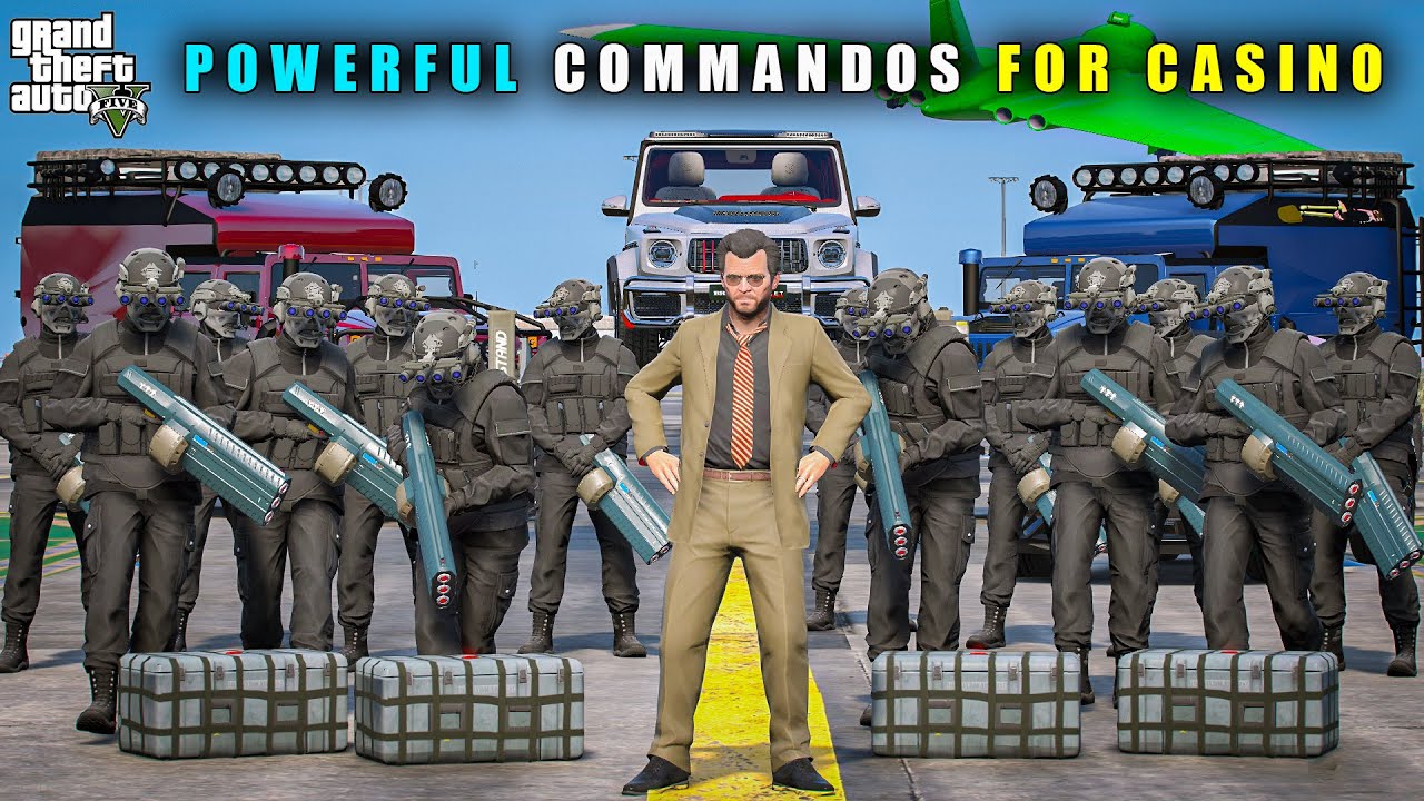 GTA 5 : MICHAEL'S NEW POWERFUL BLACK COMMANDOS FOR DIAMOND CASINO || BB GAMING