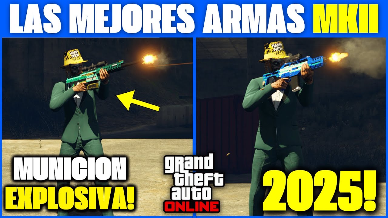 Cuales son las MEJORES ARMAS MKII en GTA ONLINE! Review de todas y las que DEBES TENER en 2025!