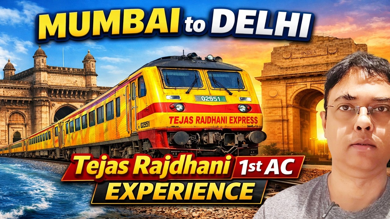 Traveling 1st AC in Tejas Rajdhani 🚆 | Mumbai to Delhi Full Journey