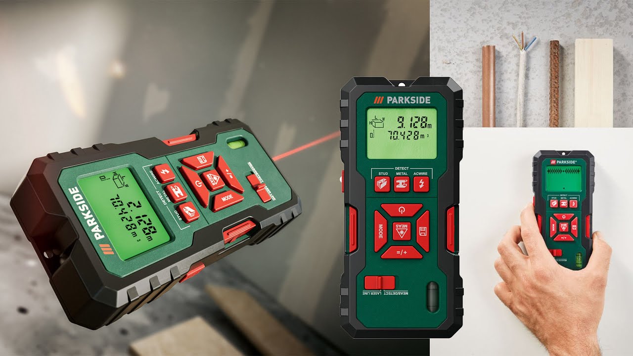Parkside Multifunctional Detector With Laser Rangefinder PMML 5 A2 TESTING