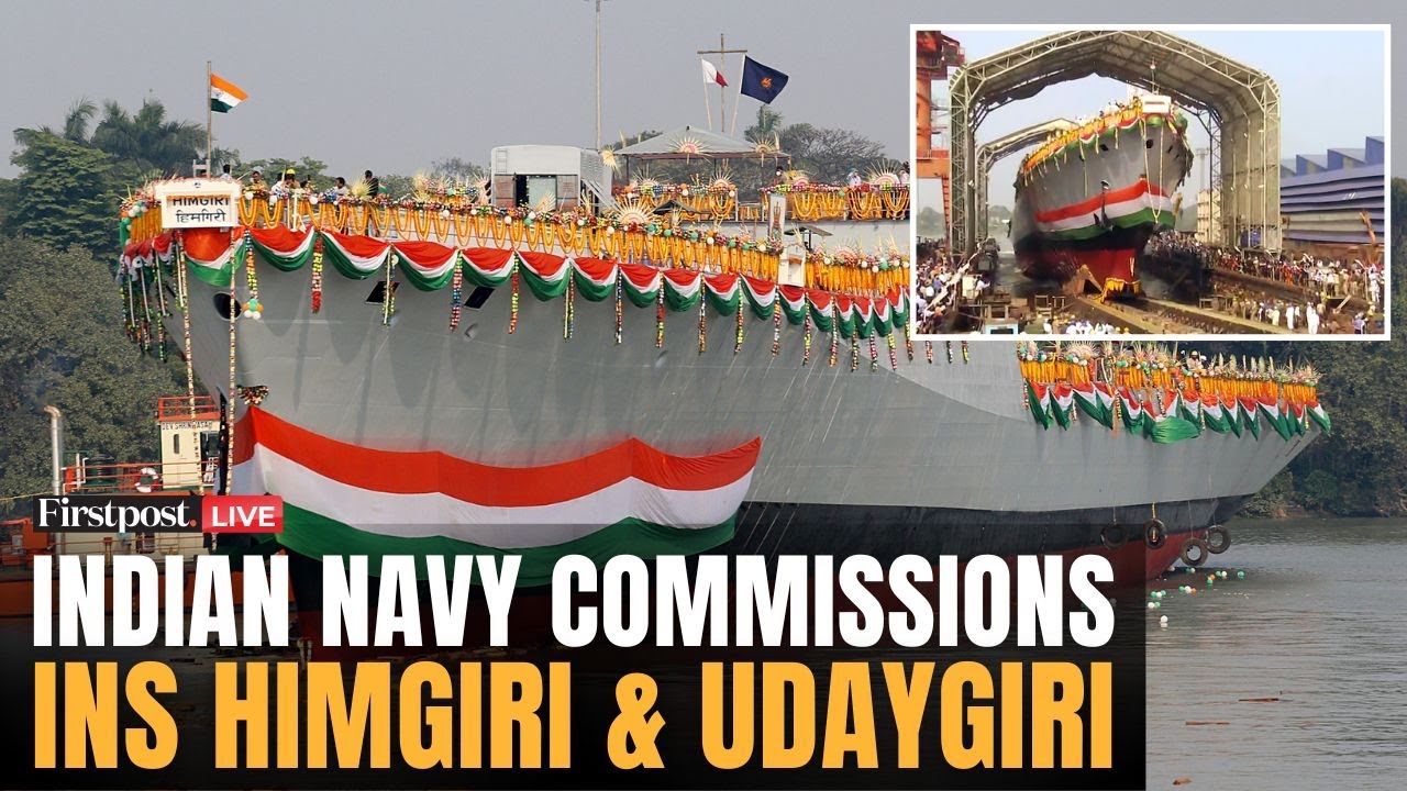 INS Himgiri Commissioning LIVE: Indian Navy Commissions New Warships INS Udaygiri & Himgiri |Rajnath
