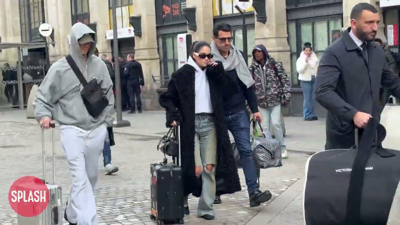 Romeo Beckham And Kim Turnbull Arriving In Paris Amid Recent Beckham Family Drama