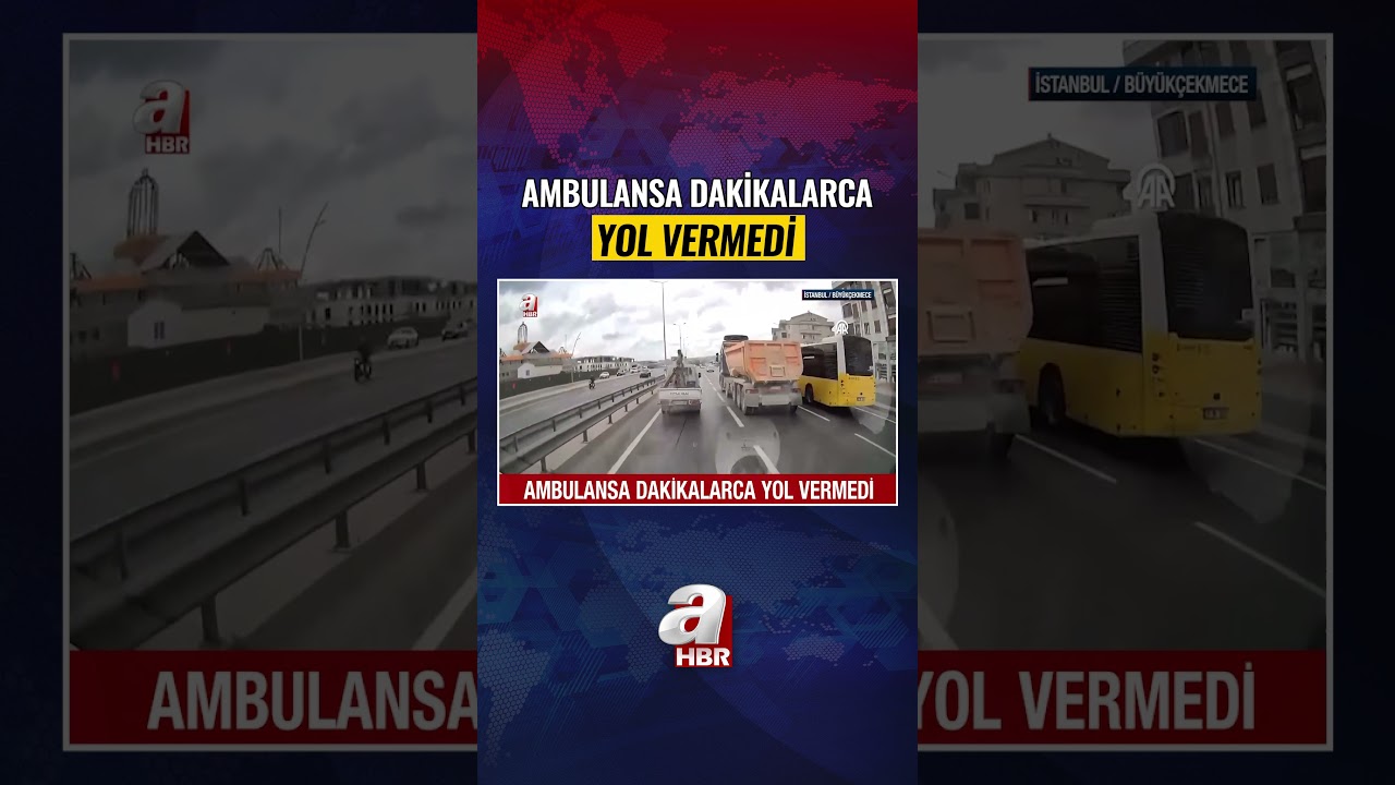 Ambulansa Yol Vermeyen S&uuml;r&uuml;c&uuml;ye 46 Bin TL Ceza | A Haber