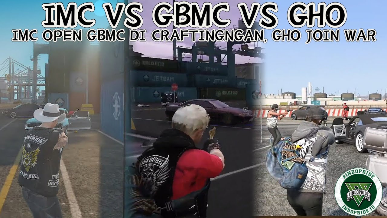 IMC VS GBMC VS GHO| IMC OPEN GBMC DI CRAFTINGNGAN, GHO JOIN WAR| #indopriderp #imcidp #gbmc #ghogang