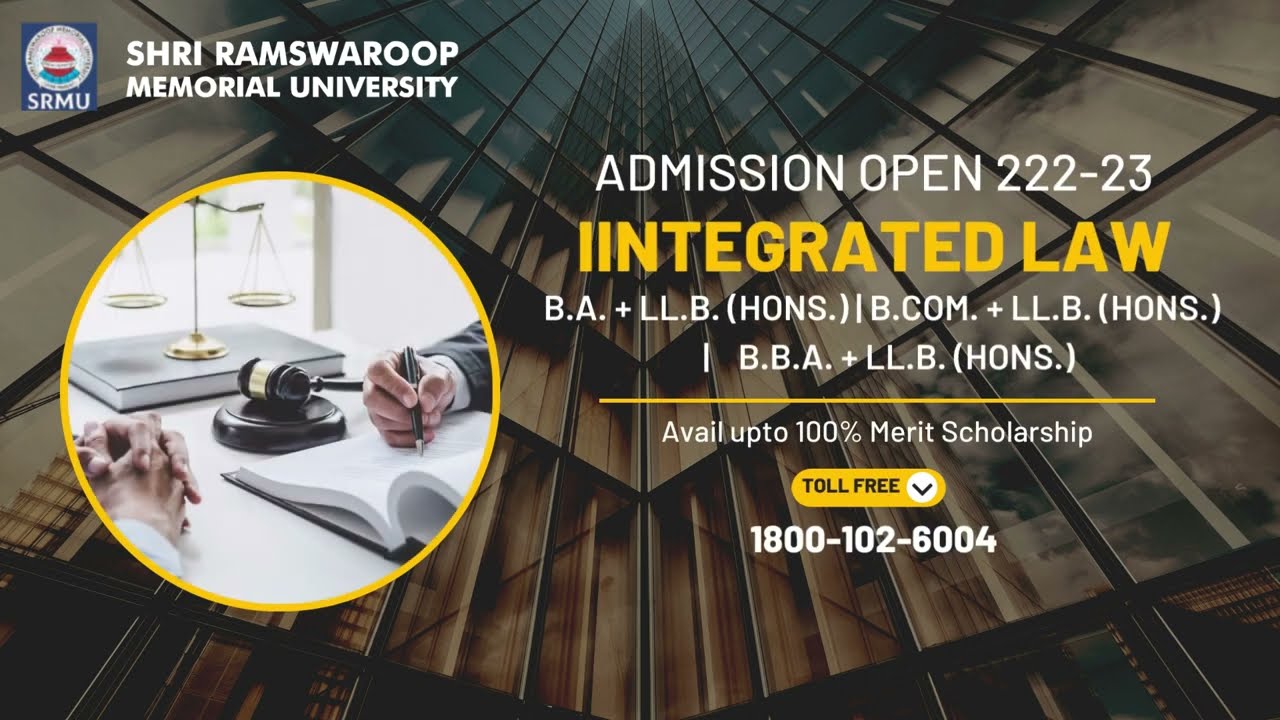 Integrated Law Admission Open 2022 || Best Integrated Law College in Lucknow